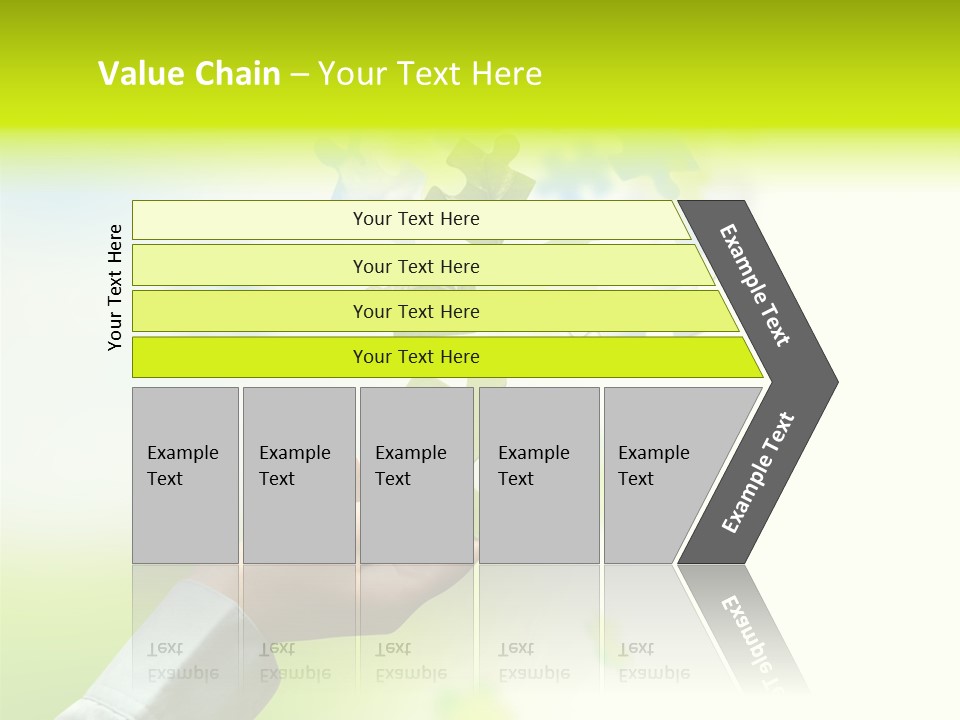 A Person Holding A Piece Of A Puzzle PowerPoint Template