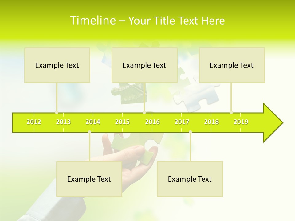 A Person Holding A Piece Of A Puzzle PowerPoint Template