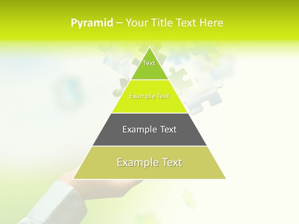 A Person Holding A Piece Of A Puzzle PowerPoint Template