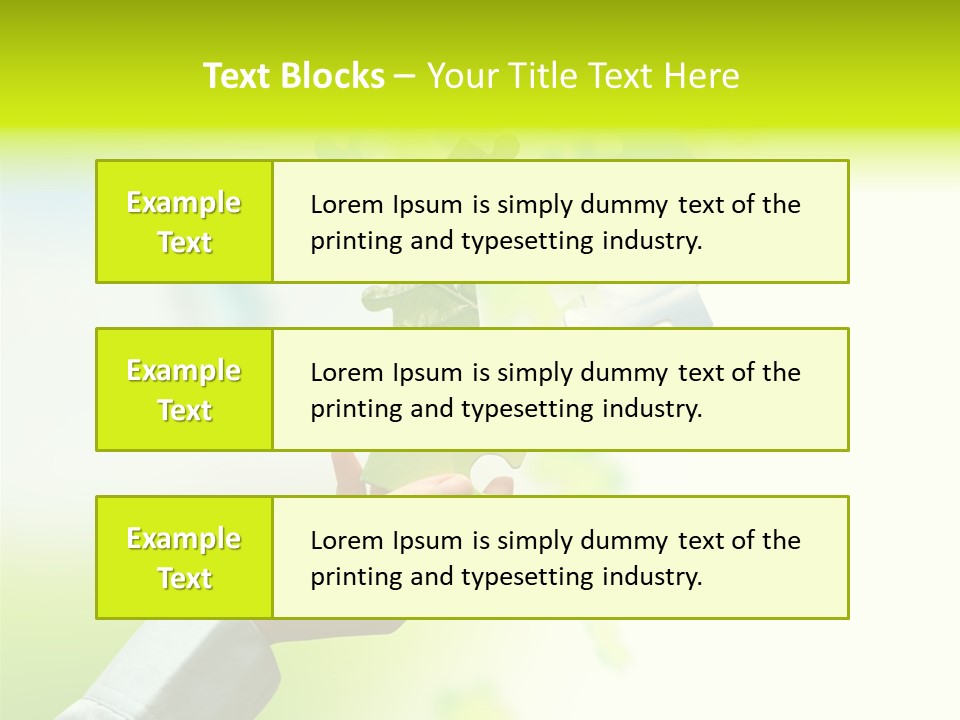 A Person Holding A Piece Of A Puzzle PowerPoint Template