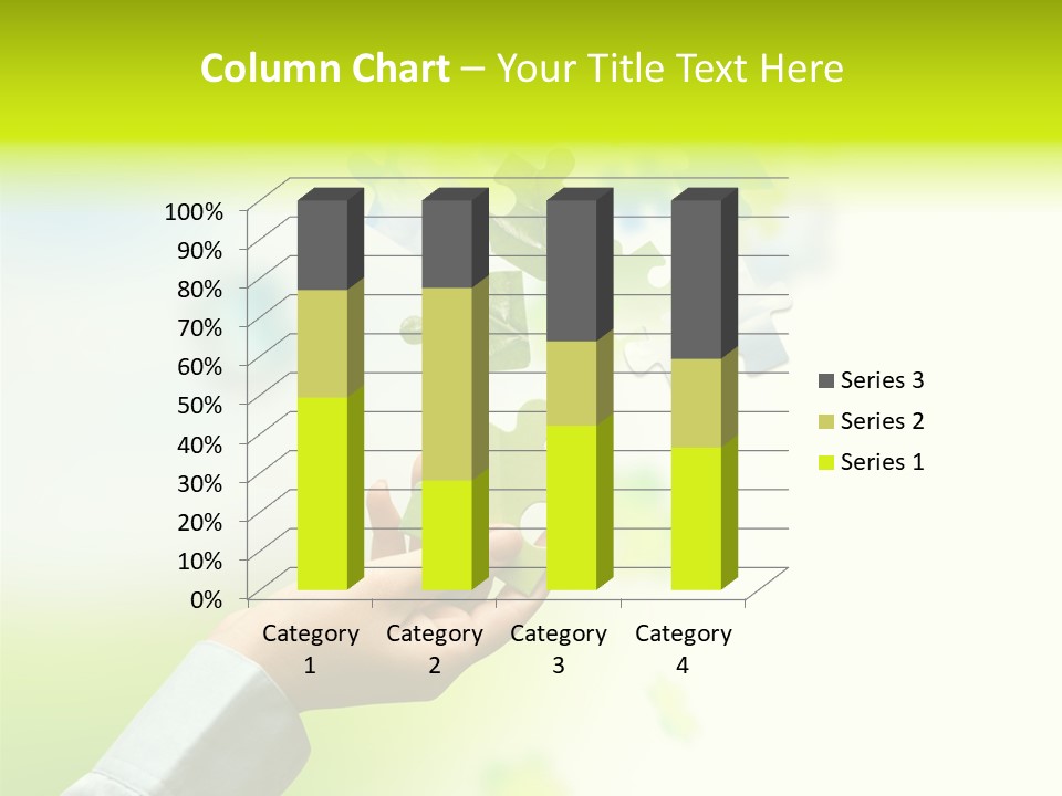A Person Holding A Piece Of A Puzzle PowerPoint Template