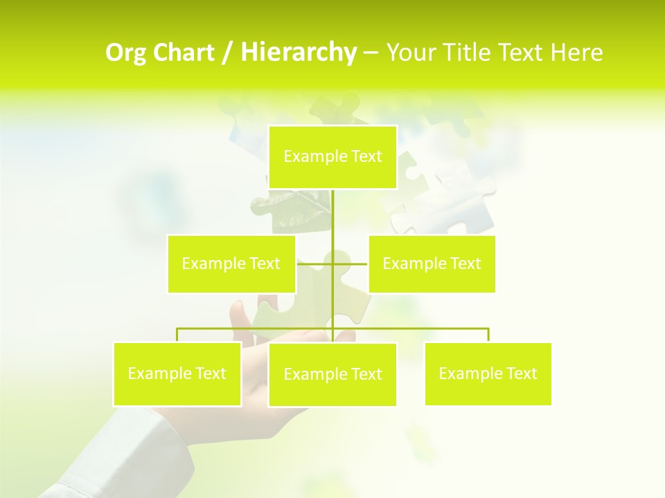 A Person Holding A Piece Of A Puzzle PowerPoint Template