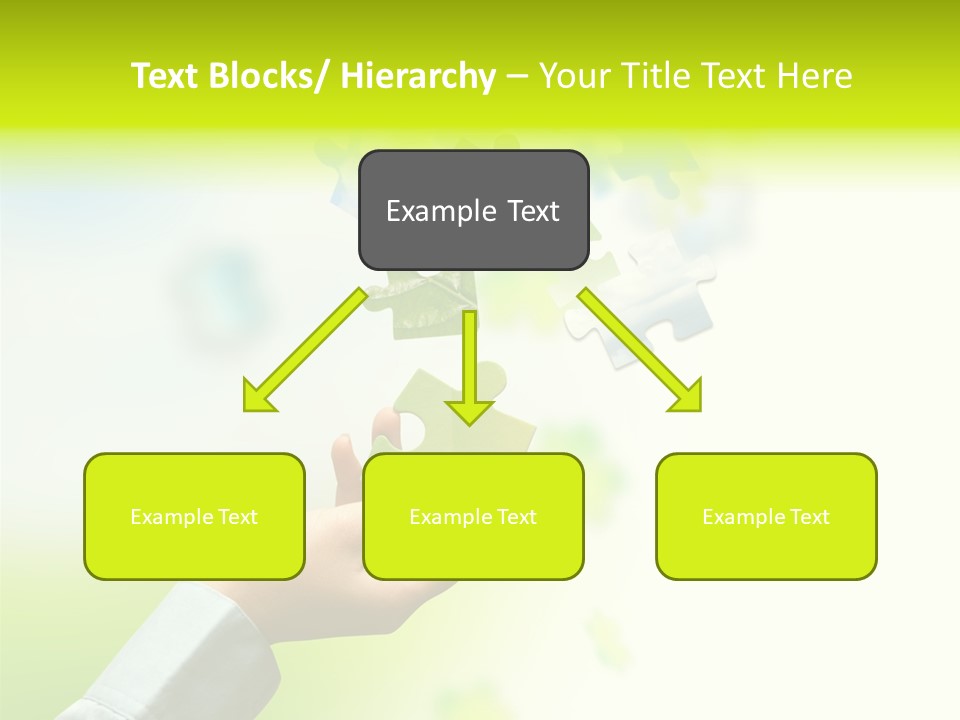 A Person Holding A Piece Of A Puzzle PowerPoint Template