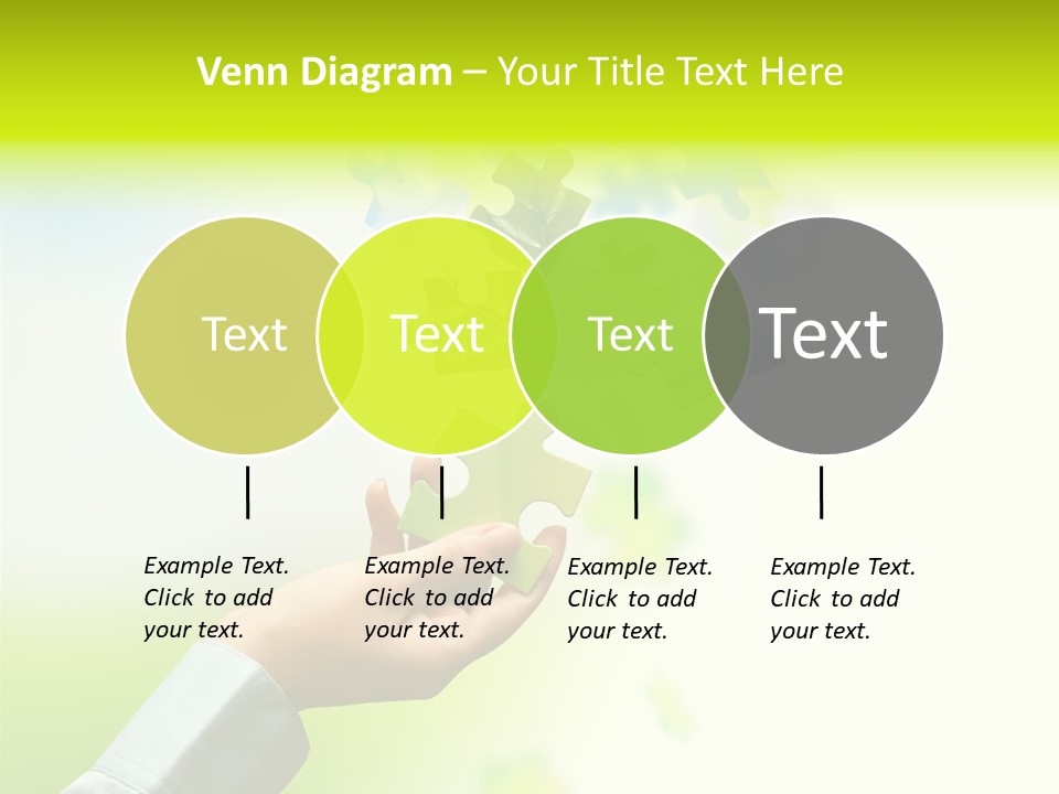 A Person Holding A Piece Of A Puzzle PowerPoint Template