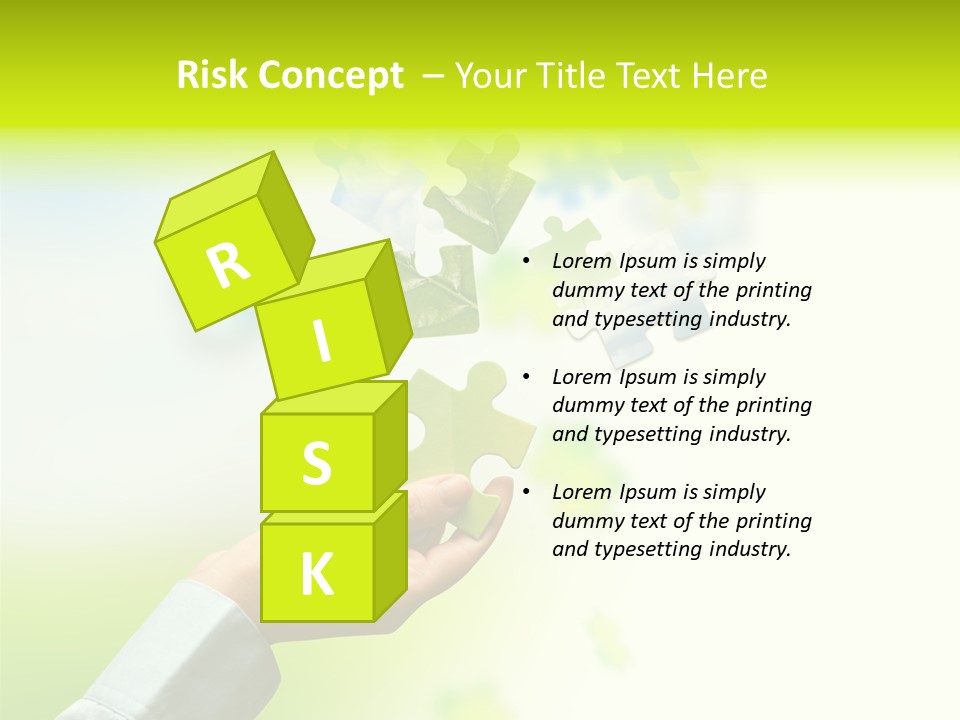 A Person Holding A Piece Of A Puzzle PowerPoint Template