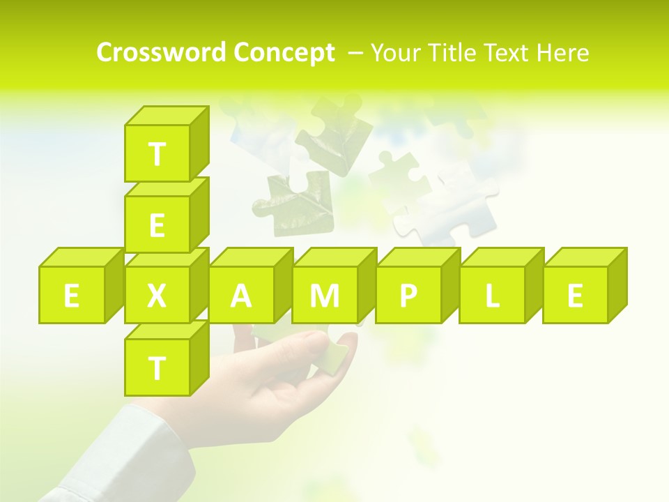 A Person Holding A Piece Of A Puzzle PowerPoint Template