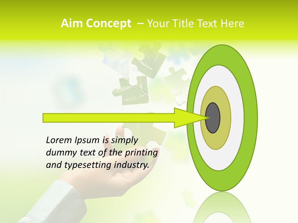 A Person Holding A Piece Of A Puzzle PowerPoint Template