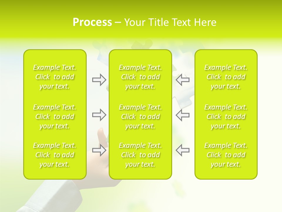 A Person Holding A Piece Of A Puzzle PowerPoint Template