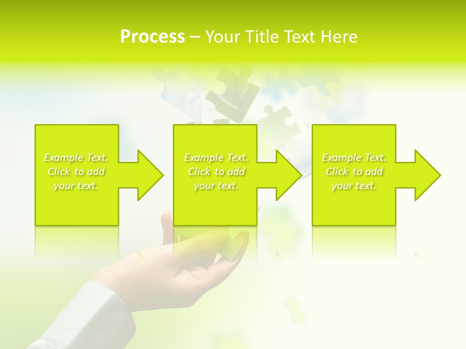 A Person Holding A Piece Of A Puzzle PowerPoint Template
