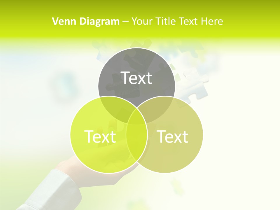 A Person Holding A Piece Of A Puzzle PowerPoint Template