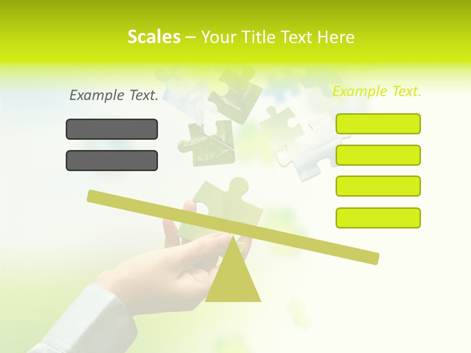 A Person Holding A Piece Of A Puzzle PowerPoint Template