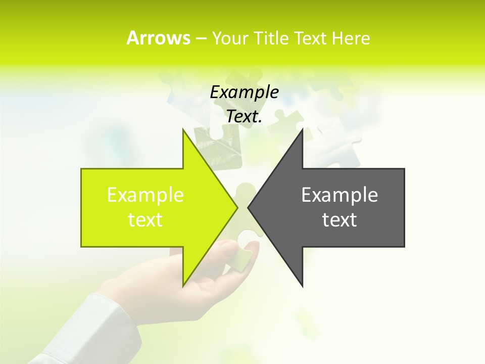 A Person Holding A Piece Of A Puzzle PowerPoint Template