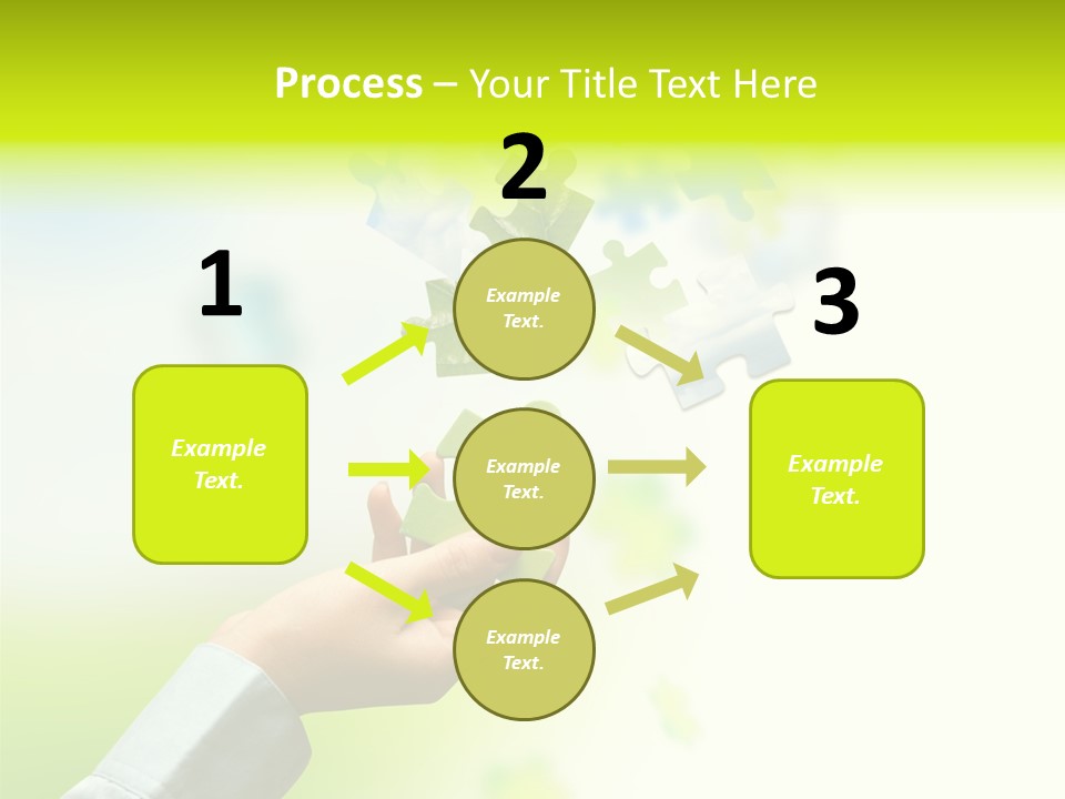 A Person Holding A Piece Of A Puzzle PowerPoint Template
