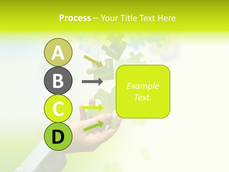 A Person Holding A Piece Of A Puzzle PowerPoint Template