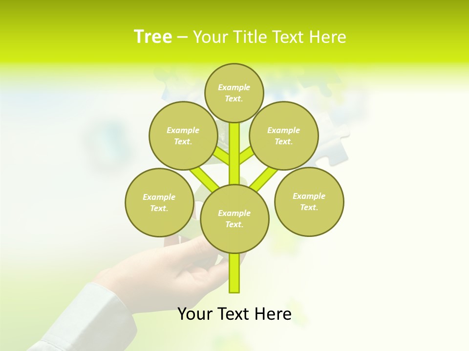 A Person Holding A Piece Of A Puzzle PowerPoint Template