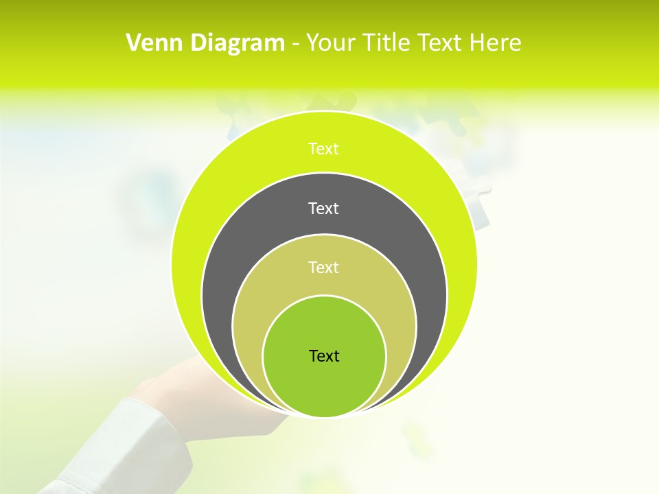 A Person Holding A Piece Of A Puzzle PowerPoint Template