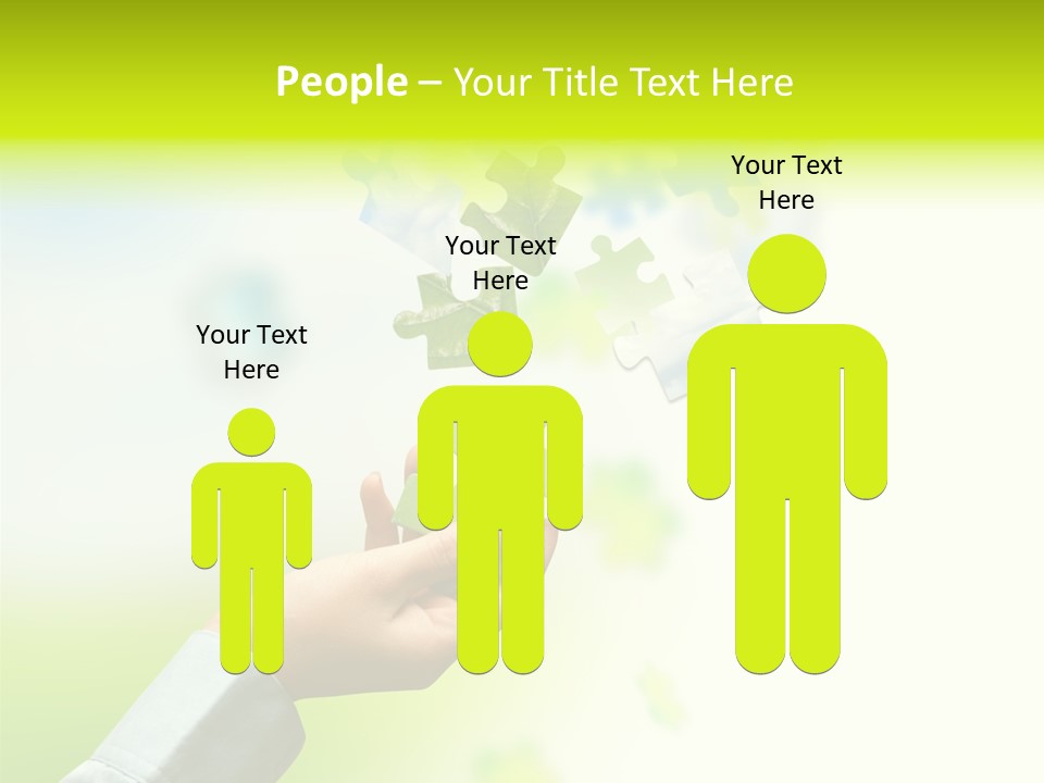 A Person Holding A Piece Of A Puzzle PowerPoint Template