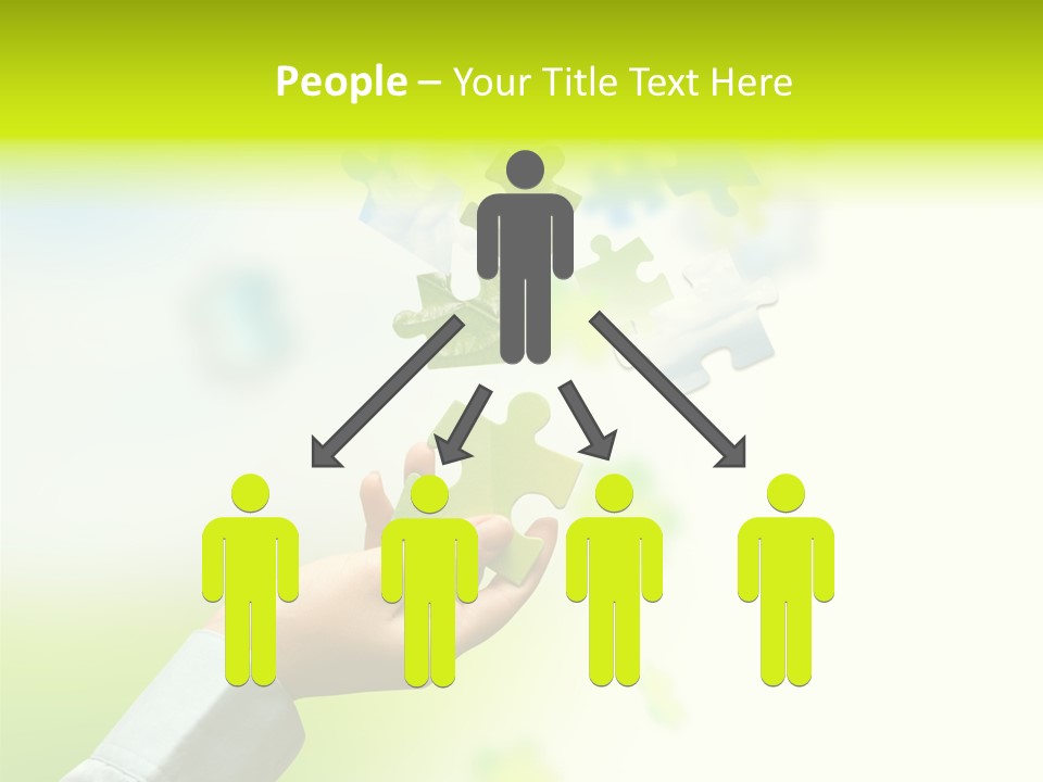 A Person Holding A Piece Of A Puzzle PowerPoint Template