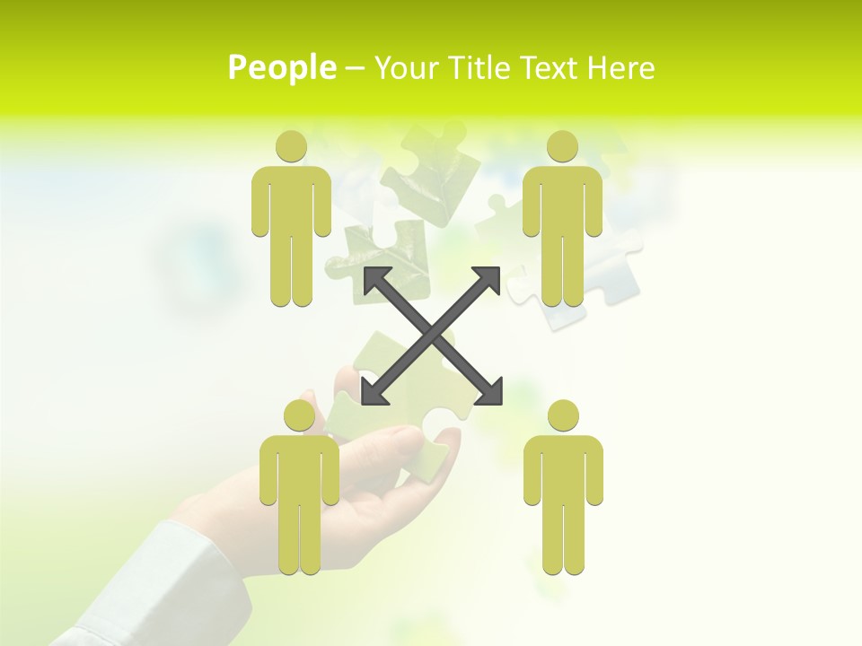 A Person Holding A Piece Of A Puzzle PowerPoint Template