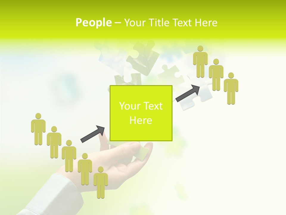 A Person Holding A Piece Of A Puzzle PowerPoint Template