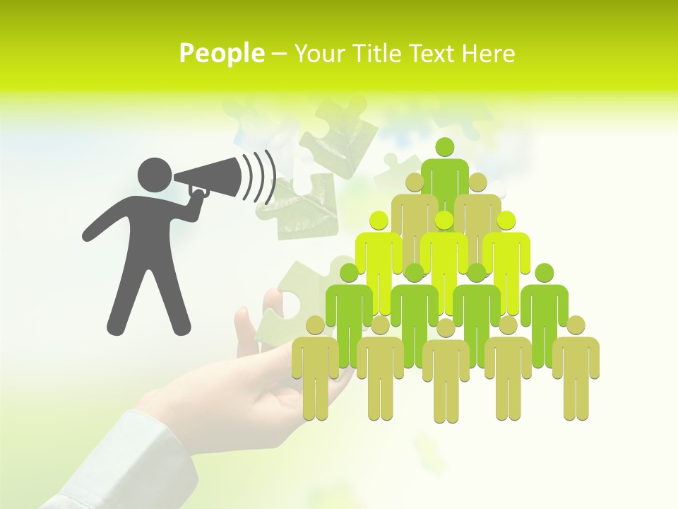 A Person Holding A Piece Of A Puzzle PowerPoint Template