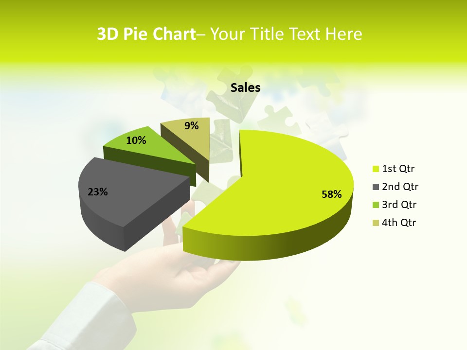 A Person Holding A Piece Of A Puzzle PowerPoint Template
