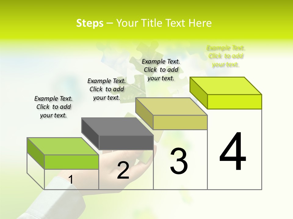 A Person Holding A Piece Of A Puzzle PowerPoint Template