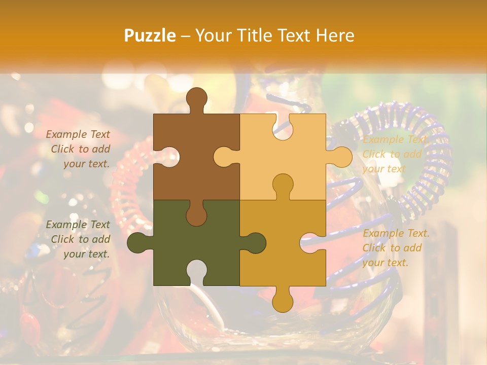 A Group Of Glass Vases Sitting On Top Of A Table PowerPoint Template