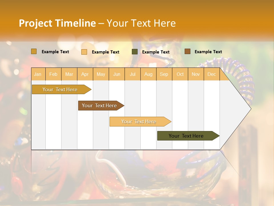 A Group Of Glass Vases Sitting On Top Of A Table PowerPoint Template
