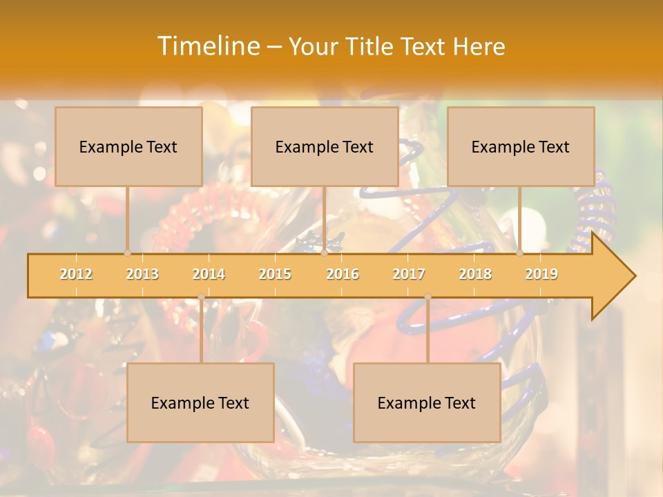 A Group Of Glass Vases Sitting On Top Of A Table PowerPoint Template