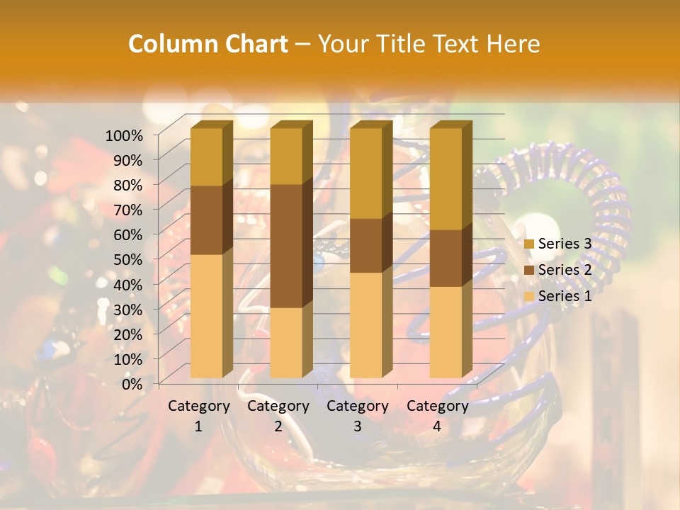 A Group Of Glass Vases Sitting On Top Of A Table PowerPoint Template