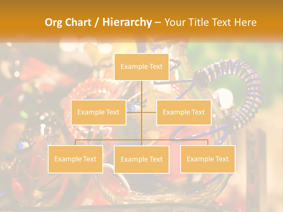 A Group Of Glass Vases Sitting On Top Of A Table PowerPoint Template