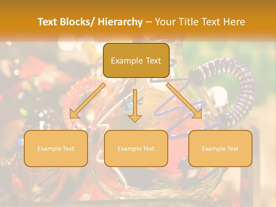 A Group Of Glass Vases Sitting On Top Of A Table PowerPoint Template