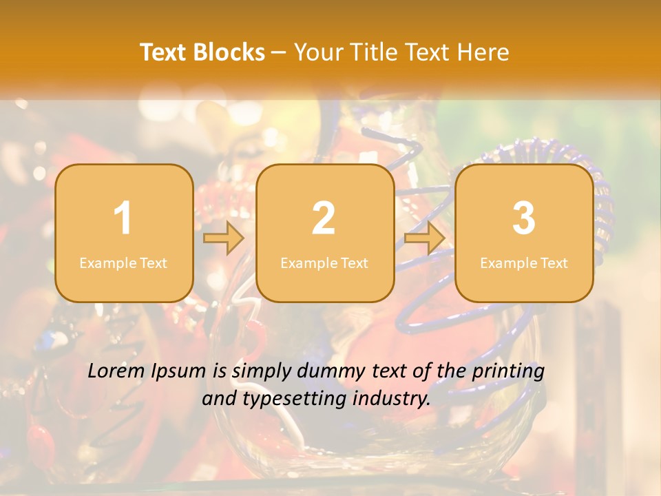 A Group Of Glass Vases Sitting On Top Of A Table PowerPoint Template