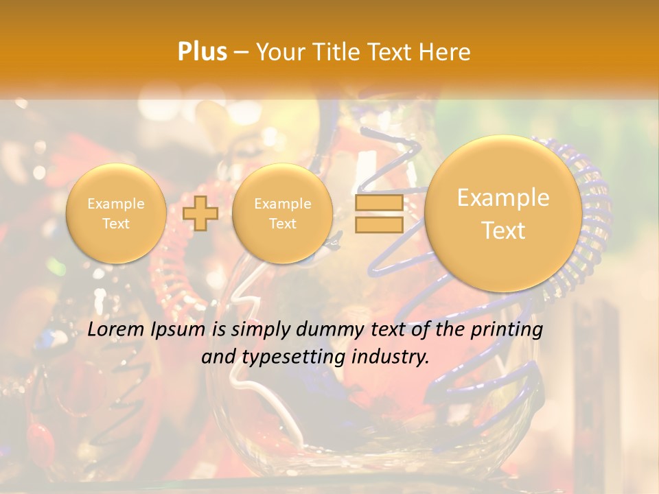A Group Of Glass Vases Sitting On Top Of A Table PowerPoint Template