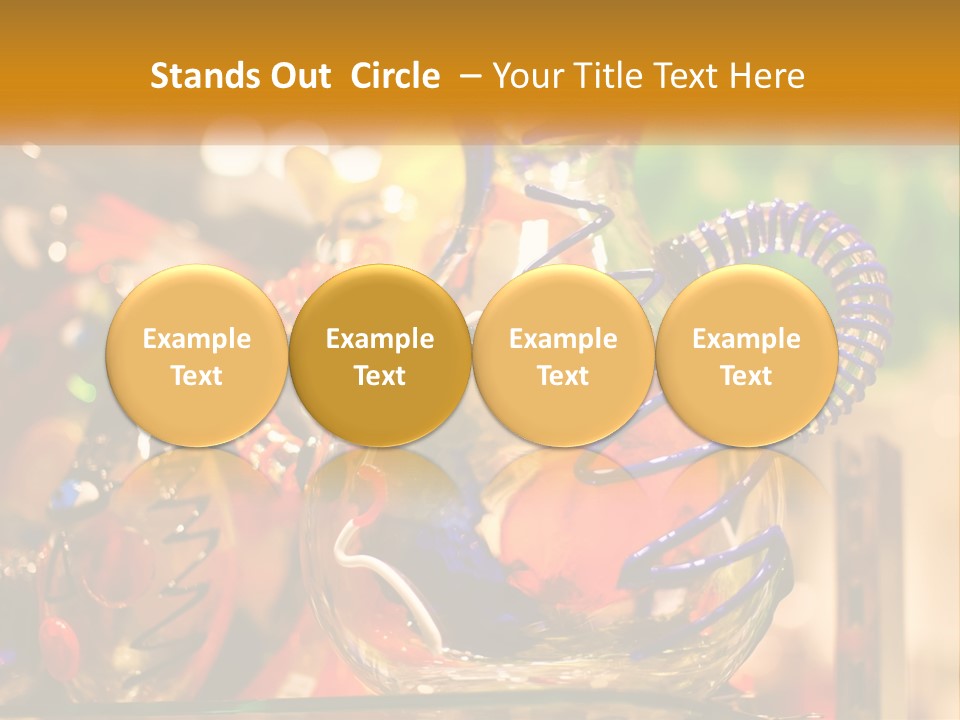 A Group Of Glass Vases Sitting On Top Of A Table PowerPoint Template