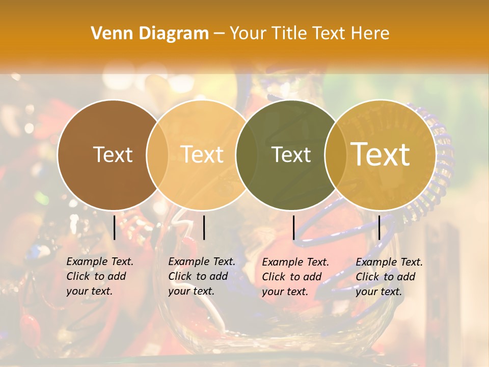 A Group Of Glass Vases Sitting On Top Of A Table PowerPoint Template