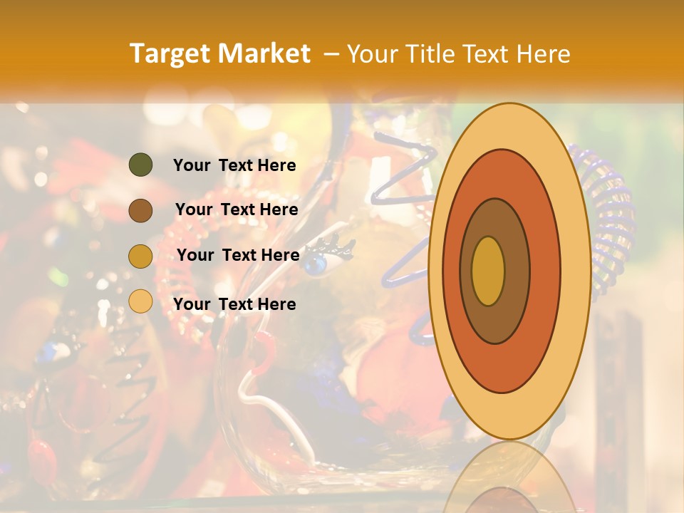 A Group Of Glass Vases Sitting On Top Of A Table PowerPoint Template