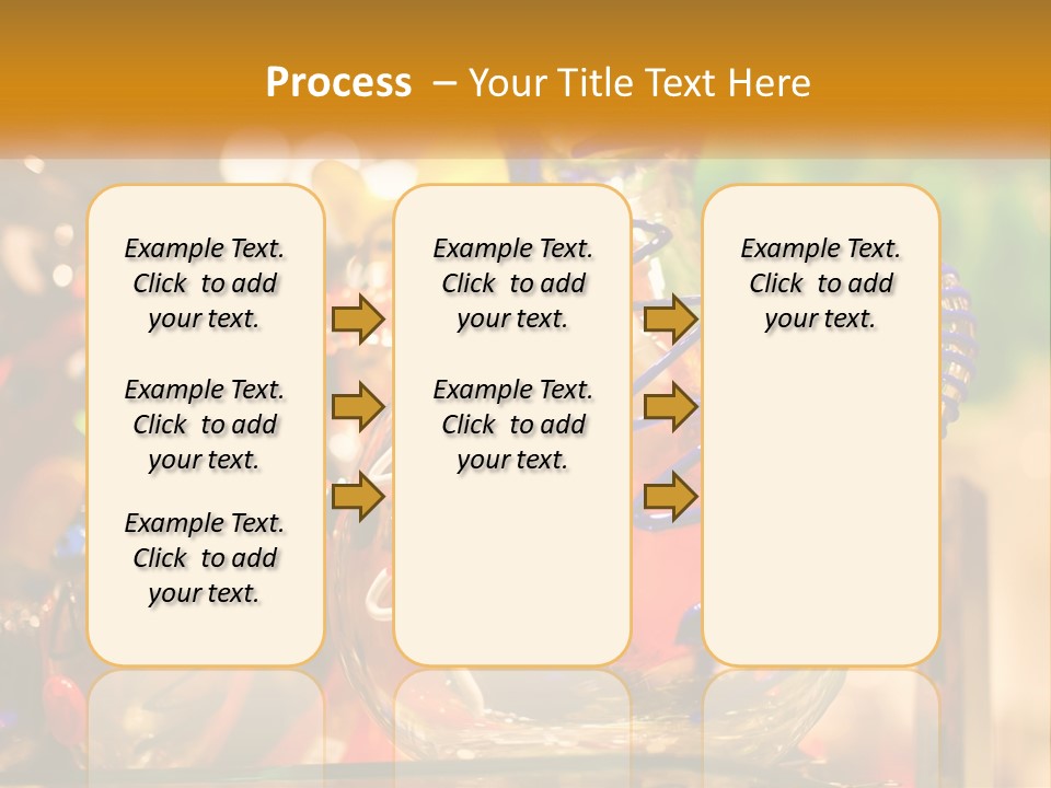 A Group Of Glass Vases Sitting On Top Of A Table PowerPoint Template