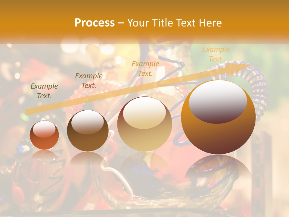 A Group Of Glass Vases Sitting On Top Of A Table PowerPoint Template