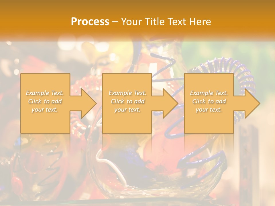 A Group Of Glass Vases Sitting On Top Of A Table PowerPoint Template