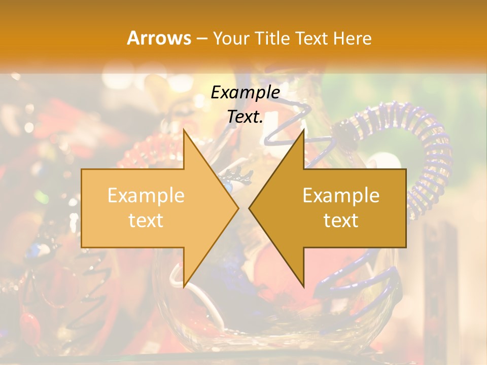 A Group Of Glass Vases Sitting On Top Of A Table PowerPoint Template