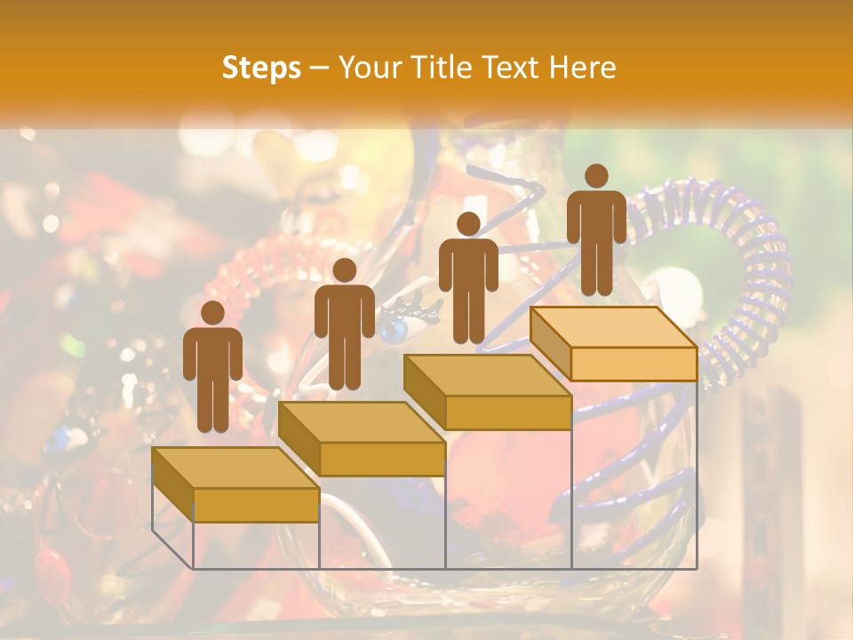 A Group Of Glass Vases Sitting On Top Of A Table PowerPoint Template