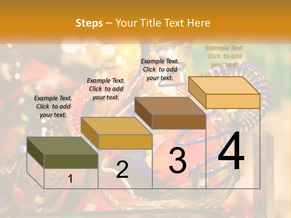 A Group Of Glass Vases Sitting On Top Of A Table PowerPoint Template