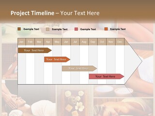A Collage Of Pictures Of A Woman Getting A Massage PowerPoint Template