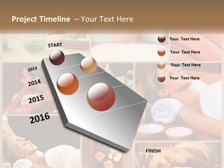 A Collage Of Pictures Of A Woman Getting A Massage PowerPoint Template