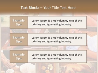 A Collage Of Pictures Of A Woman Getting A Massage PowerPoint Template