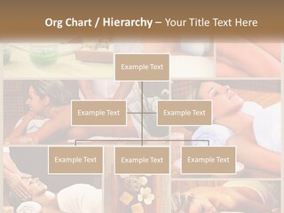 A Collage Of Pictures Of A Woman Getting A Massage PowerPoint Template