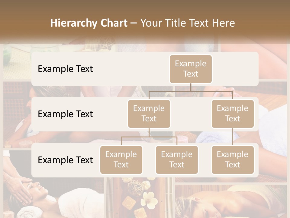 A Collage Of Pictures Of A Woman Getting A Massage PowerPoint Template