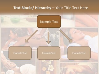 A Collage Of Pictures Of A Woman Getting A Massage PowerPoint Template